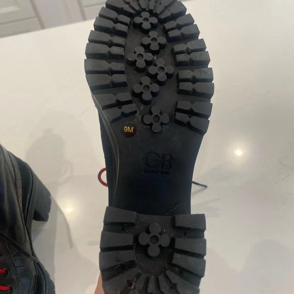 Gianni Bini moto/ combat boots size 9 - Picture 7 of 13